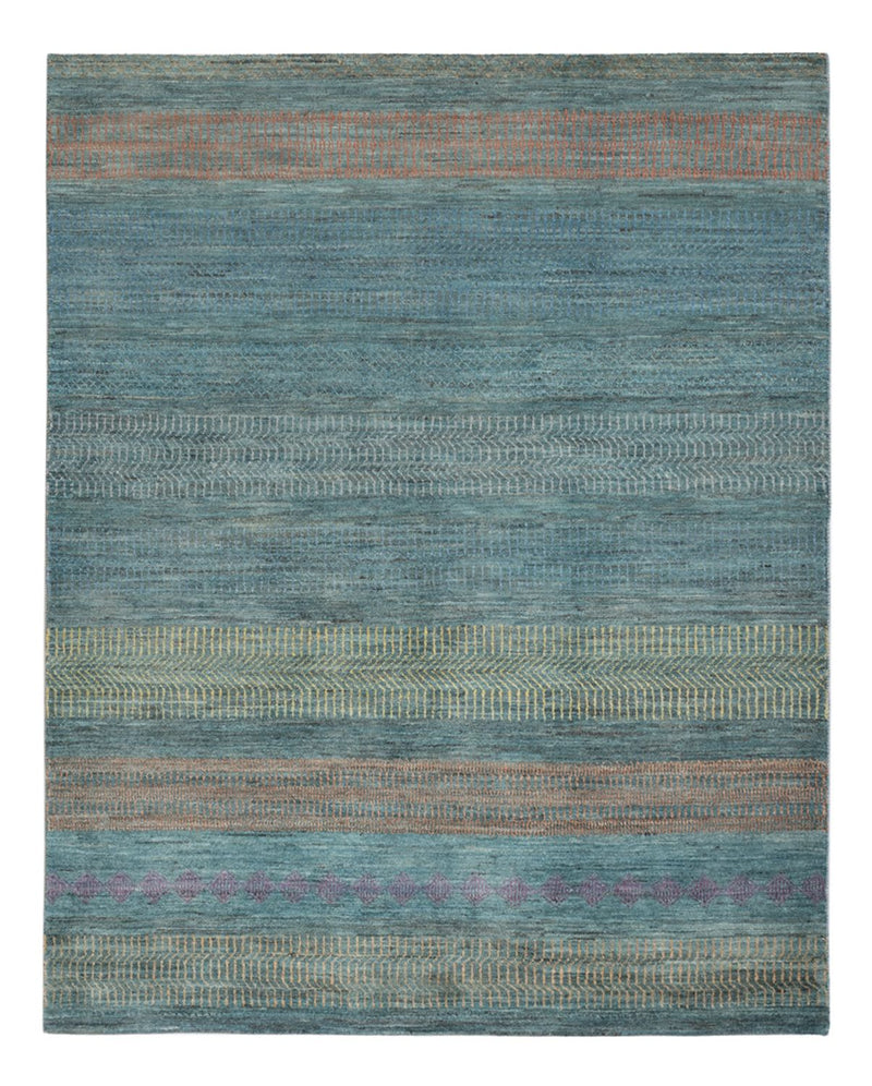 Designer tæppe - 195 x 154 cm - mørkegrøn