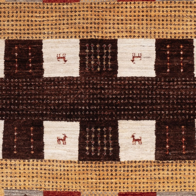 Gabbeh-tæppe - Loribaft Indus - 216 x 147 cm - flerfarvet