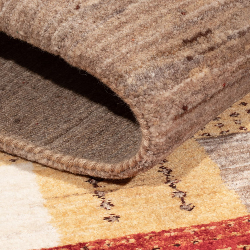 Gabbeh-tæppe - Loribaft Indus - 216 x 147 cm - flerfarvet