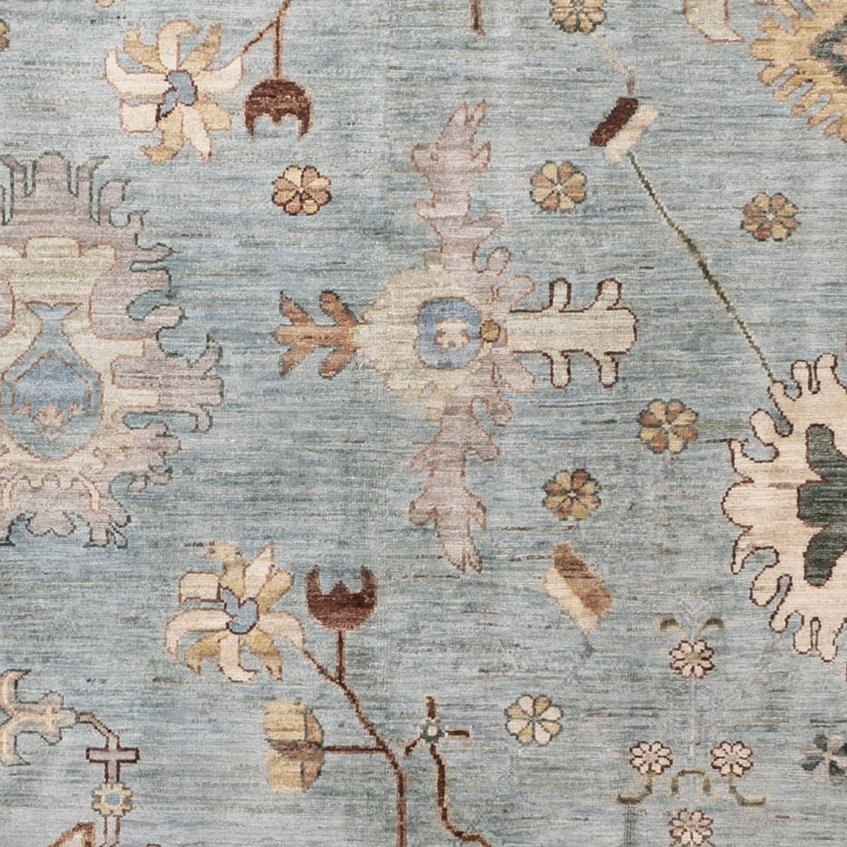 Ziegler Carpet - Usak - 296 x 200 cm - lyseblå