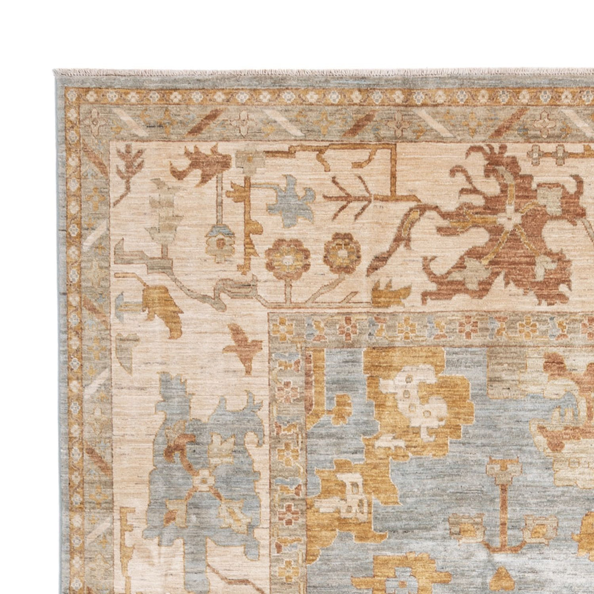 Ziegler Carpet - Usak - 348 x 246 cm - lyseblå