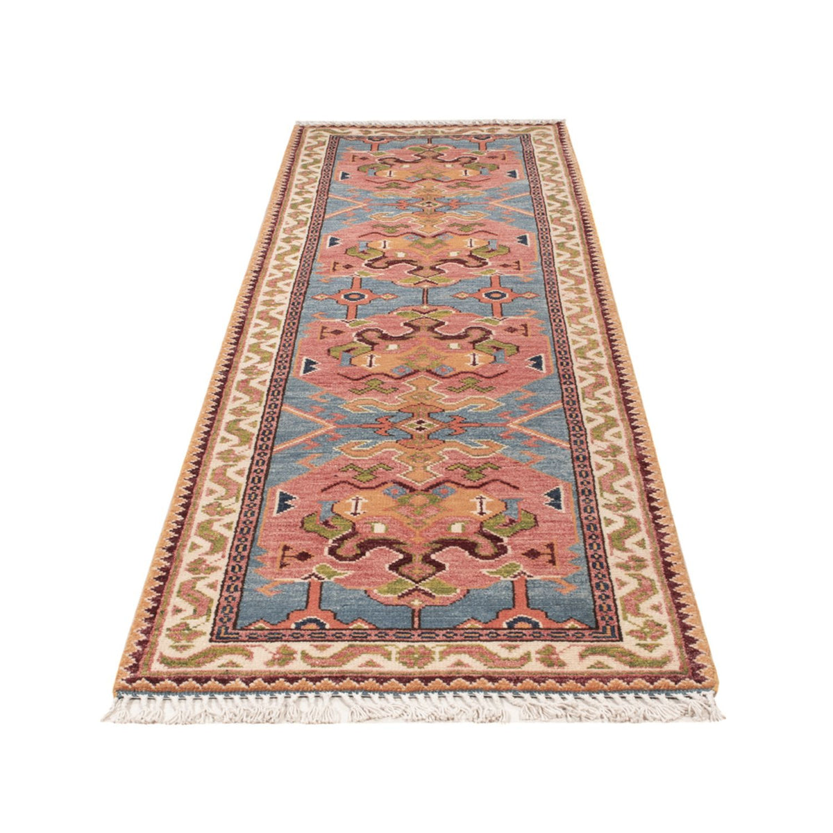 Løber Ziegler Carpet - Kazak - 296 x 79 cm - blå