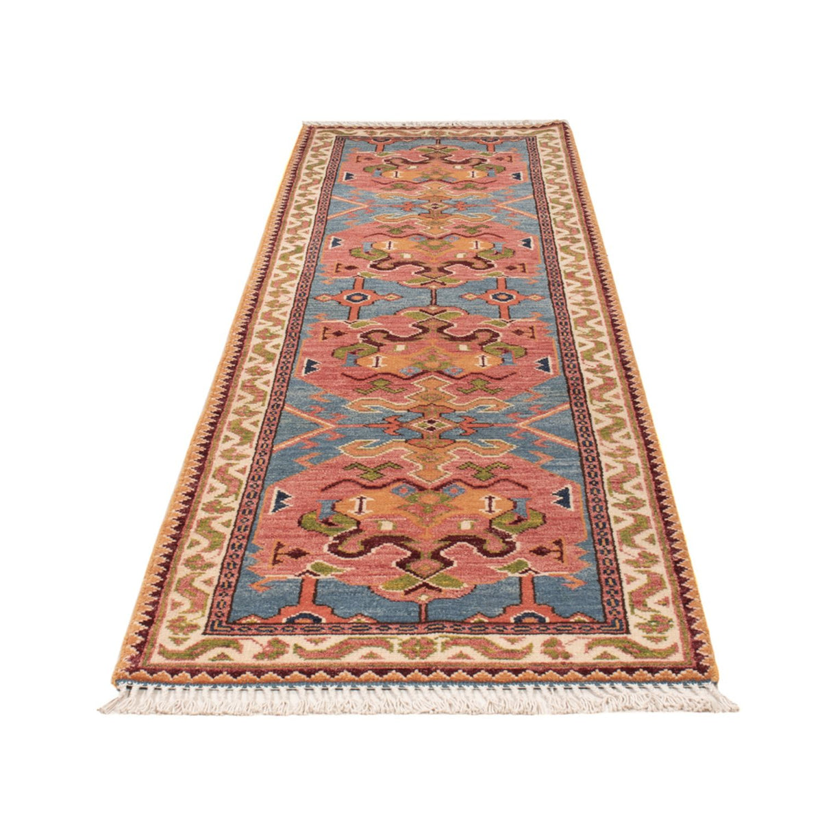 Løber Ziegler Carpet - Kazak - 296 x 78 cm - blå