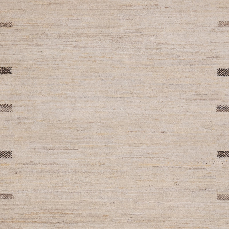 Gabbeh-tæppe - Loribaft Indus - 246 x 176 cm - lys beige