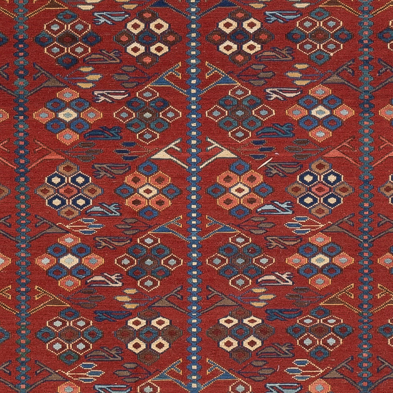 Kelim-tæppe - orientalsk - Soumak - 228 x 175 cm - rust
