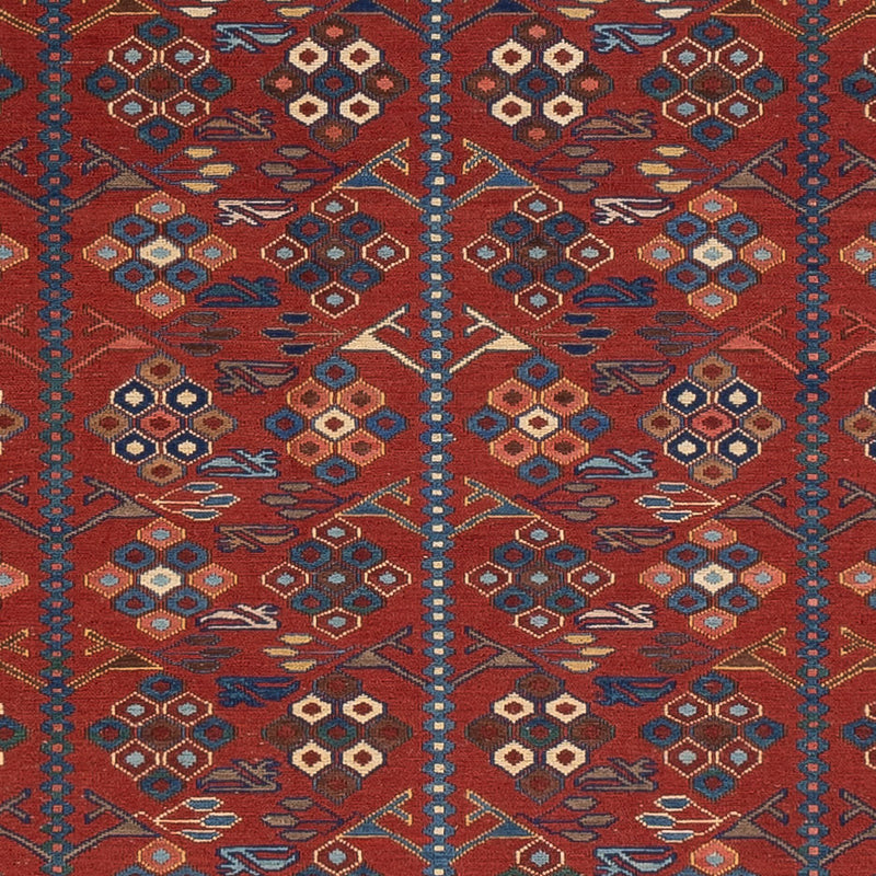 Kelim-tæppe - orientalsk - Soumak - 229 x 175 cm - rust