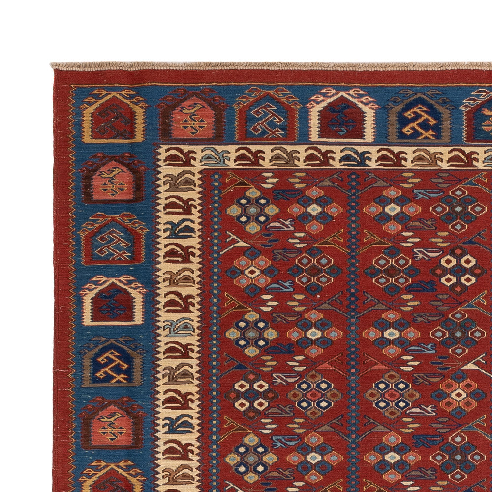 Kelim-tæppe - orientalsk - Soumak - 229 x 175 cm - rust