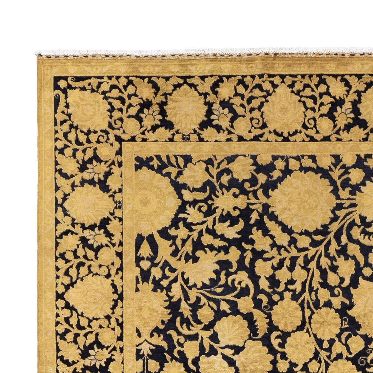 Designer tæppe - 314 x 242 cm - guld