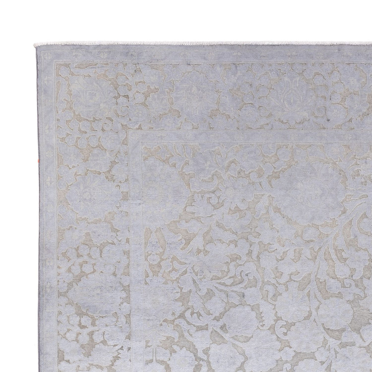 Designer tæppe - 295 x 246 cm - sølv