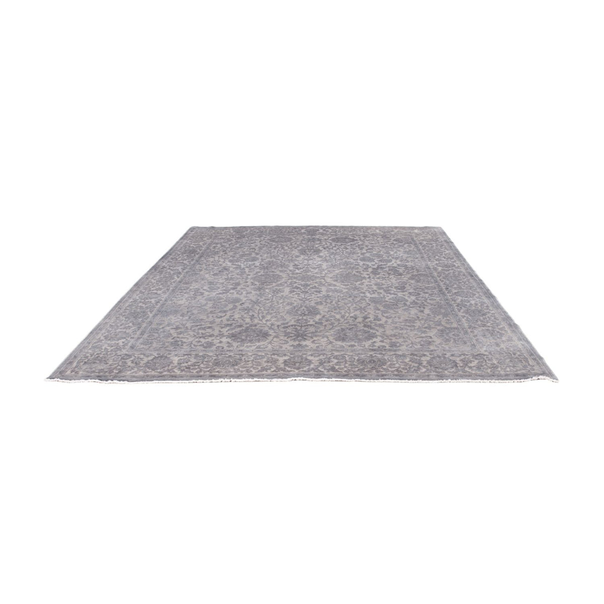 Designer tæppe - 294 x 246 cm - sølv