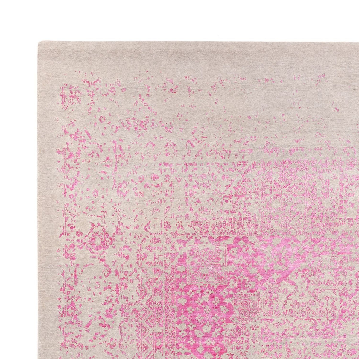 Designer tæppe - 293 x 256 cm - pink