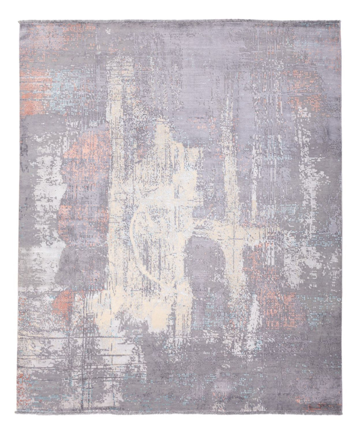 Designer tæppe - 306 x 255 cm - flerfarvet