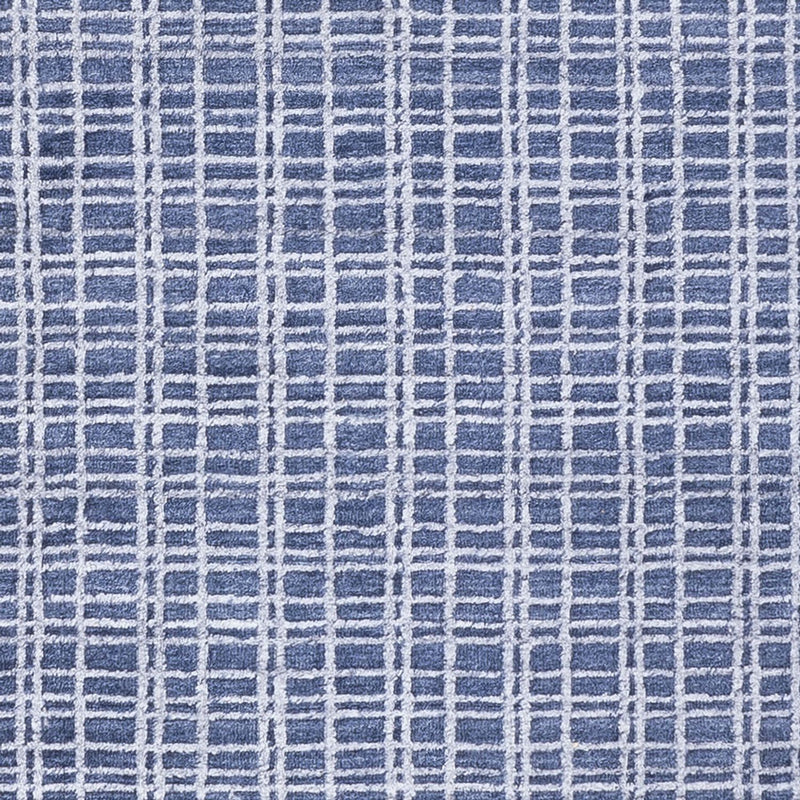 Designer tæppe - 302 x 248 cm - blå