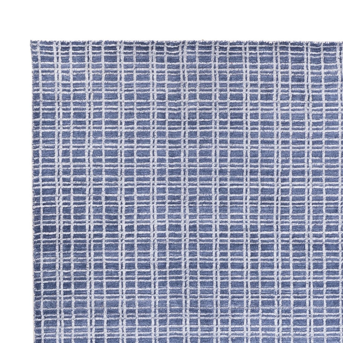 Designer tæppe - 302 x 248 cm - blå