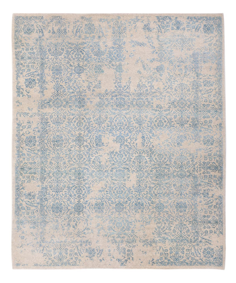 Designer tæppe - 289 x 241 cm - lyseblå