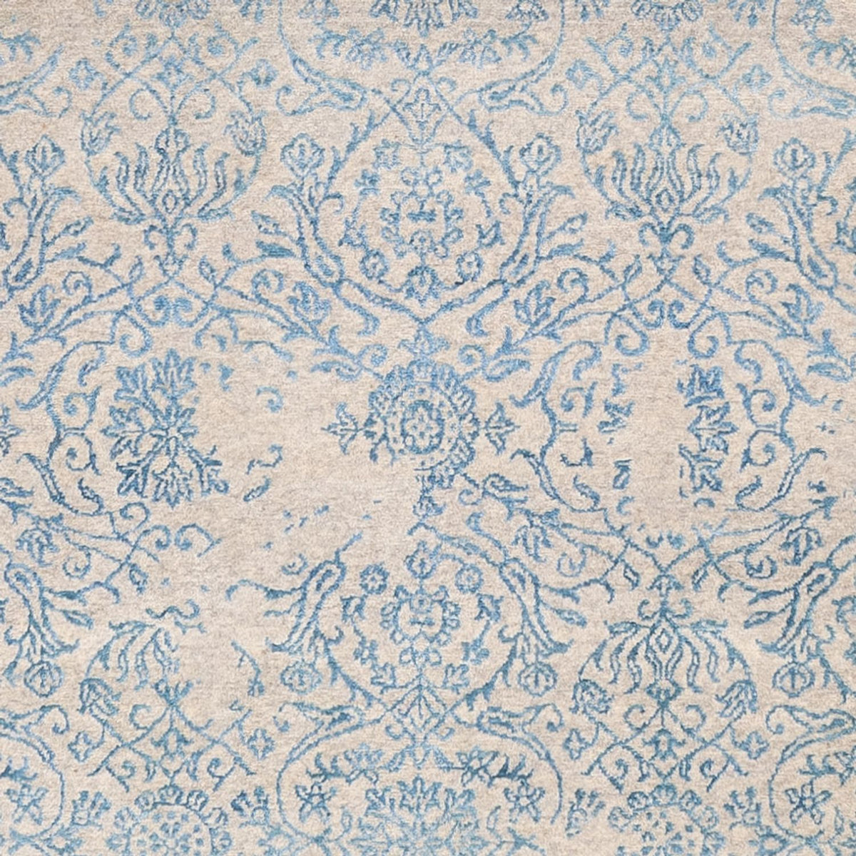 Designer tæppe - 289 x 241 cm - lyseblå