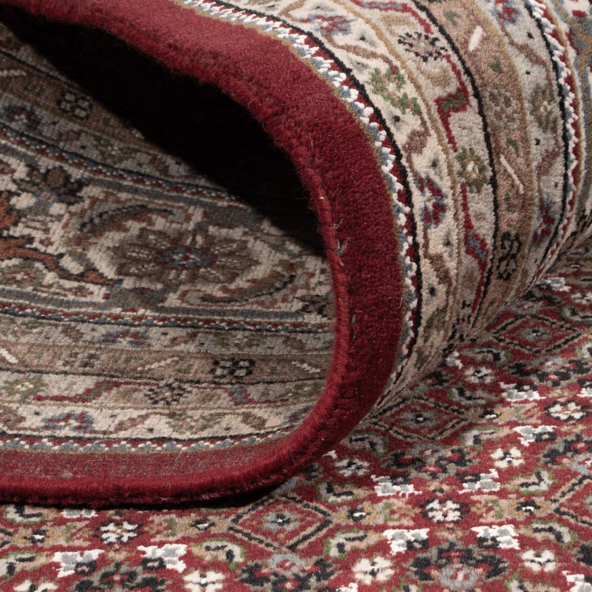 Orientalsk tæppe - Tabriz - 306 x 248 cm - mørk beige