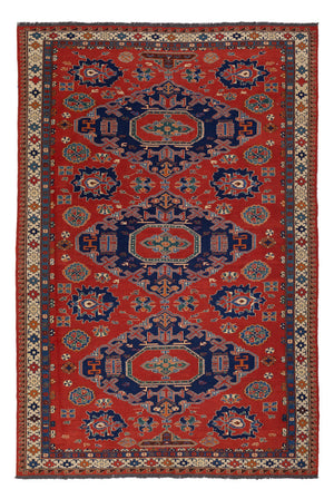 Kelim-tæppe - orientalsk - Soumak - 263 x 178 cm - rød