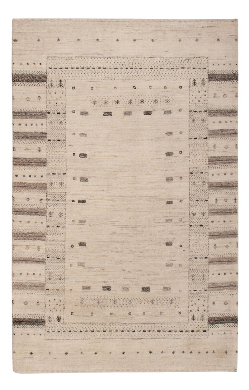 Gabbeh-tæppe - Loribaft Indus - 152 x 105 cm - creme