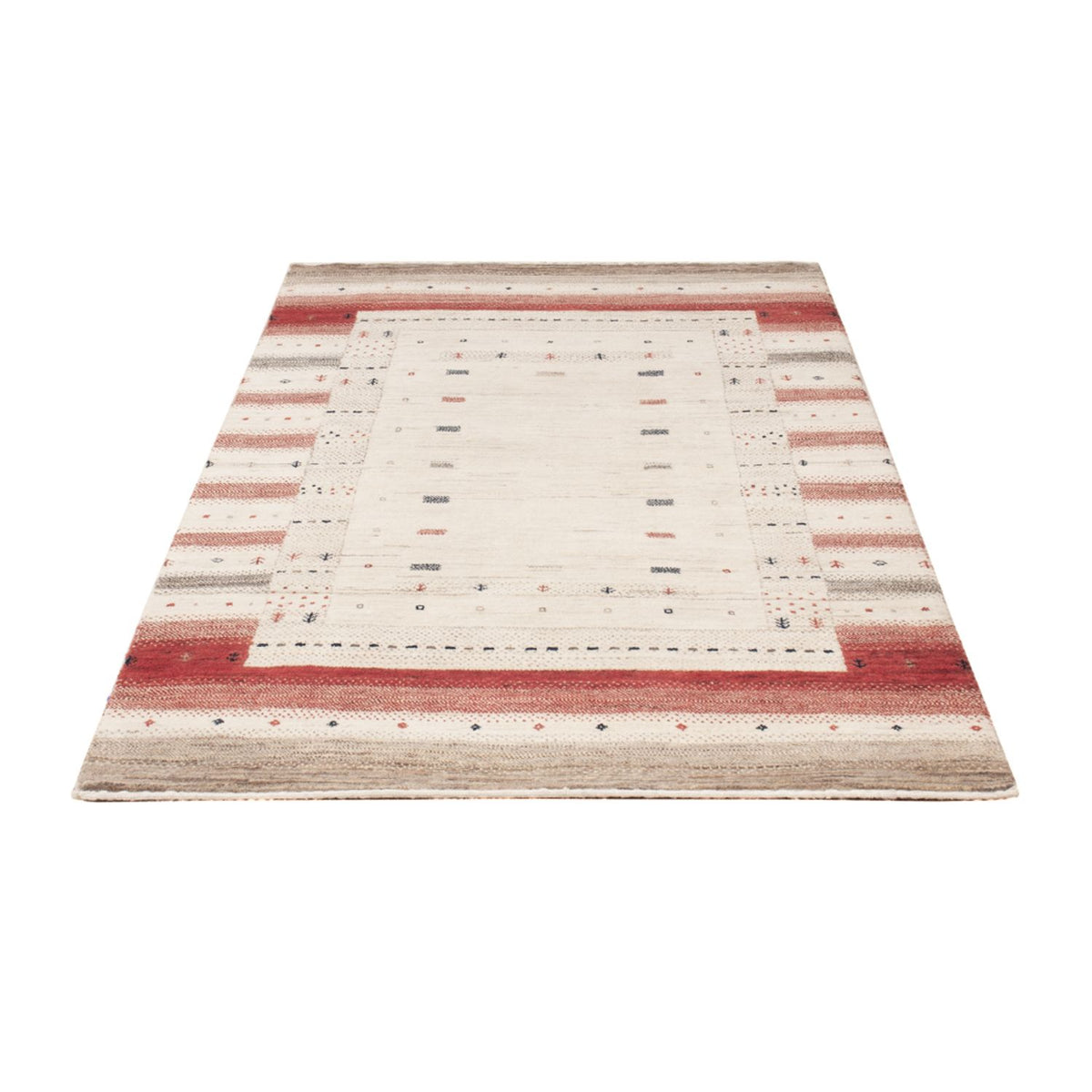 Gabbeh-tæppe - Loribaft Indus - 155 x 102 cm - beige