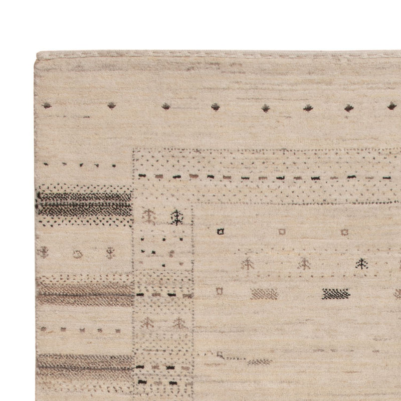 Gabbeh-tæppe - Loribaft Indus - 153 x 108 cm - beige