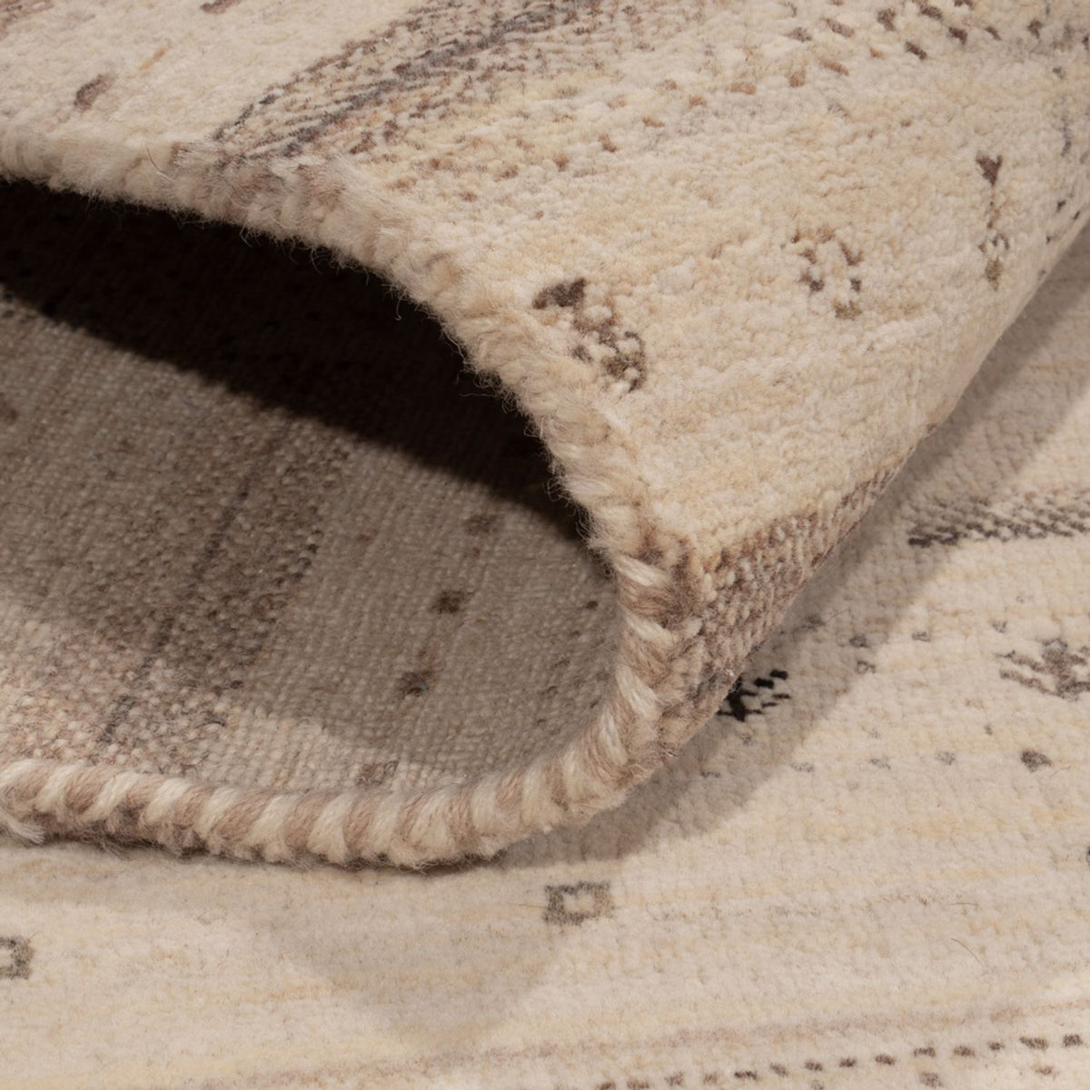 Gabbeh-tæppe - Loribaft Indus - 153 x 108 cm - beige