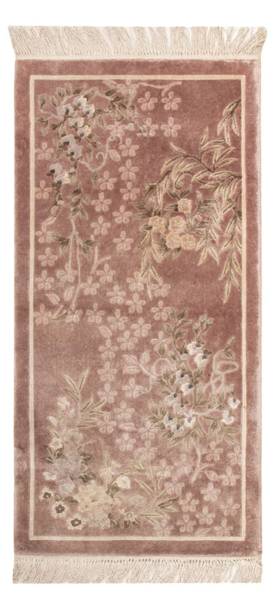Kinesisk silke Tæppe 62x123cm - Orientalsk tæppe