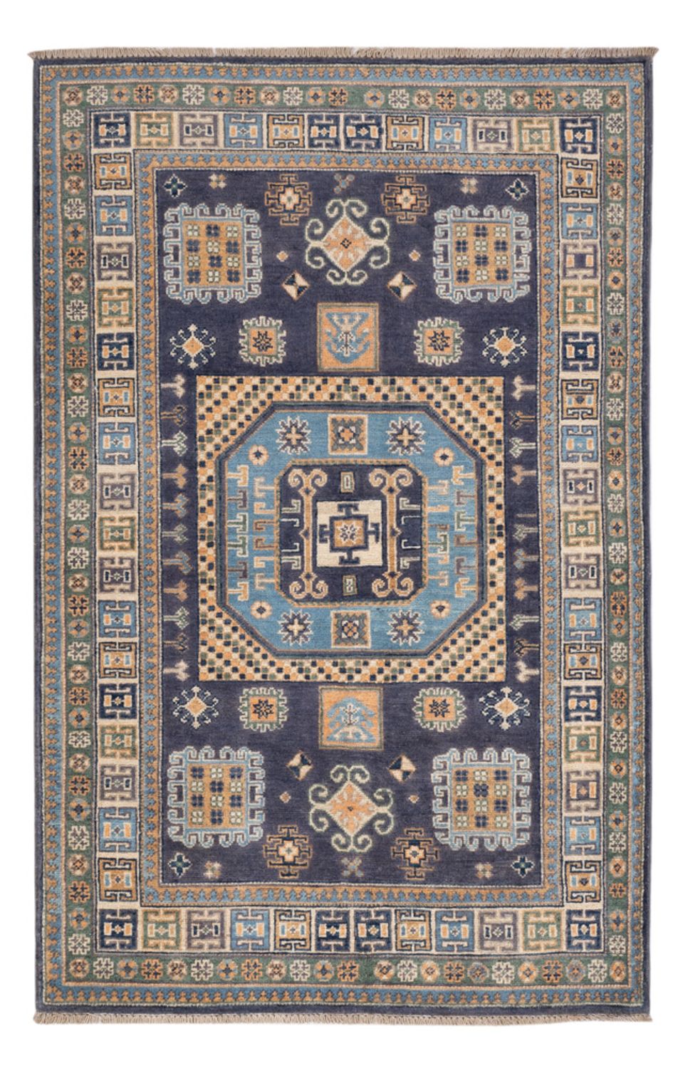 Ziegler Carpet - Kazak - 180 x 117 cm - mørkeblå