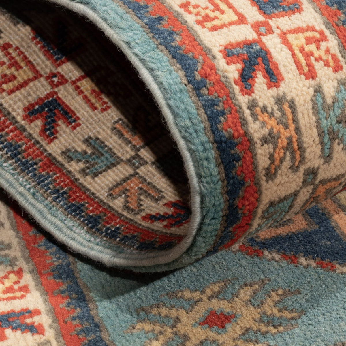 Ziegler Carpet - Kazak - 124 x 78 cm - lyseblå