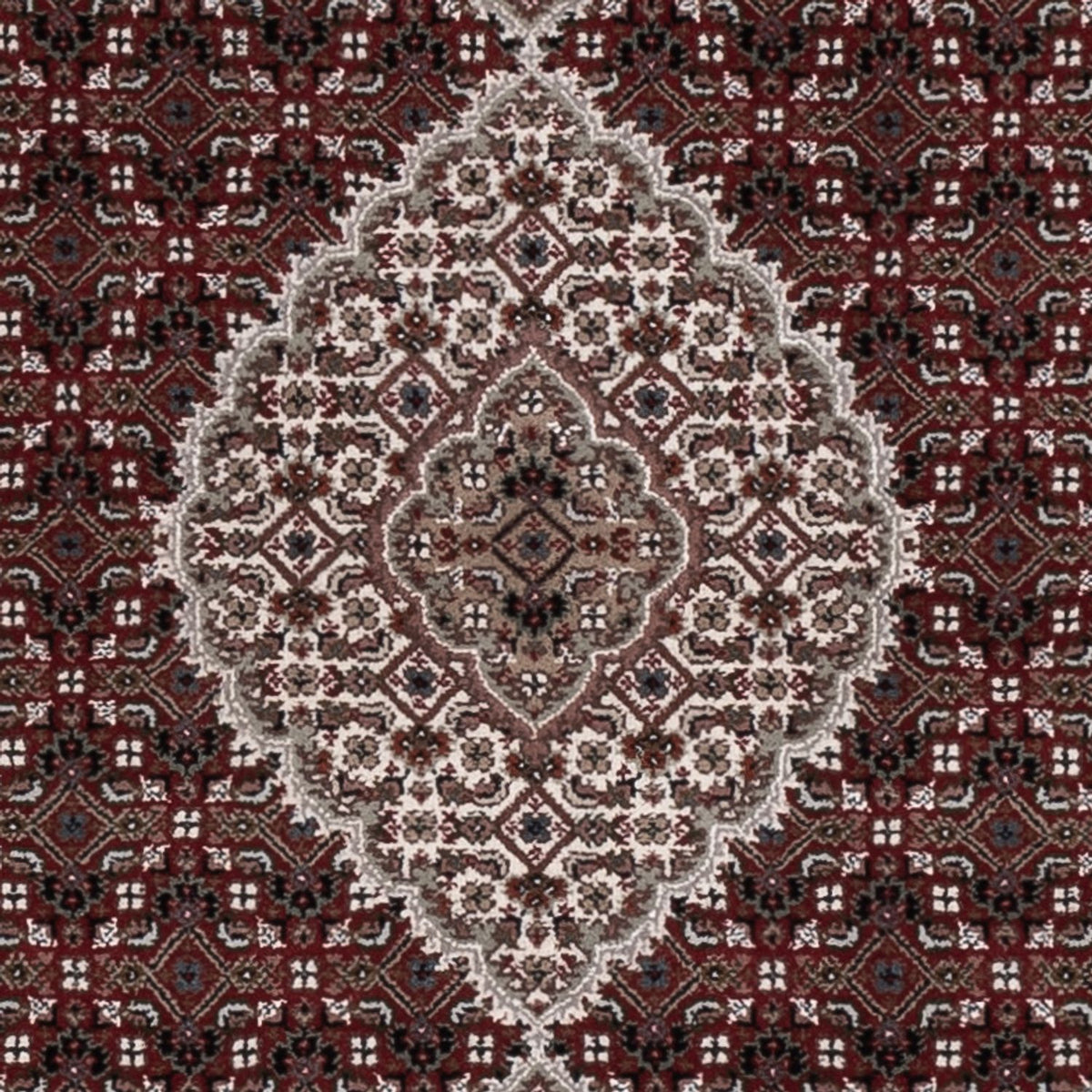 Orientalsk tæppe - Tabriz - 186 x 124 cm - mørk beige