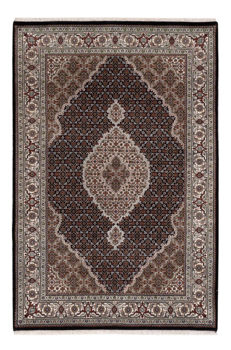 Orientalsk tæppe - Tabriz - 187 x 124 cm - mørk beige