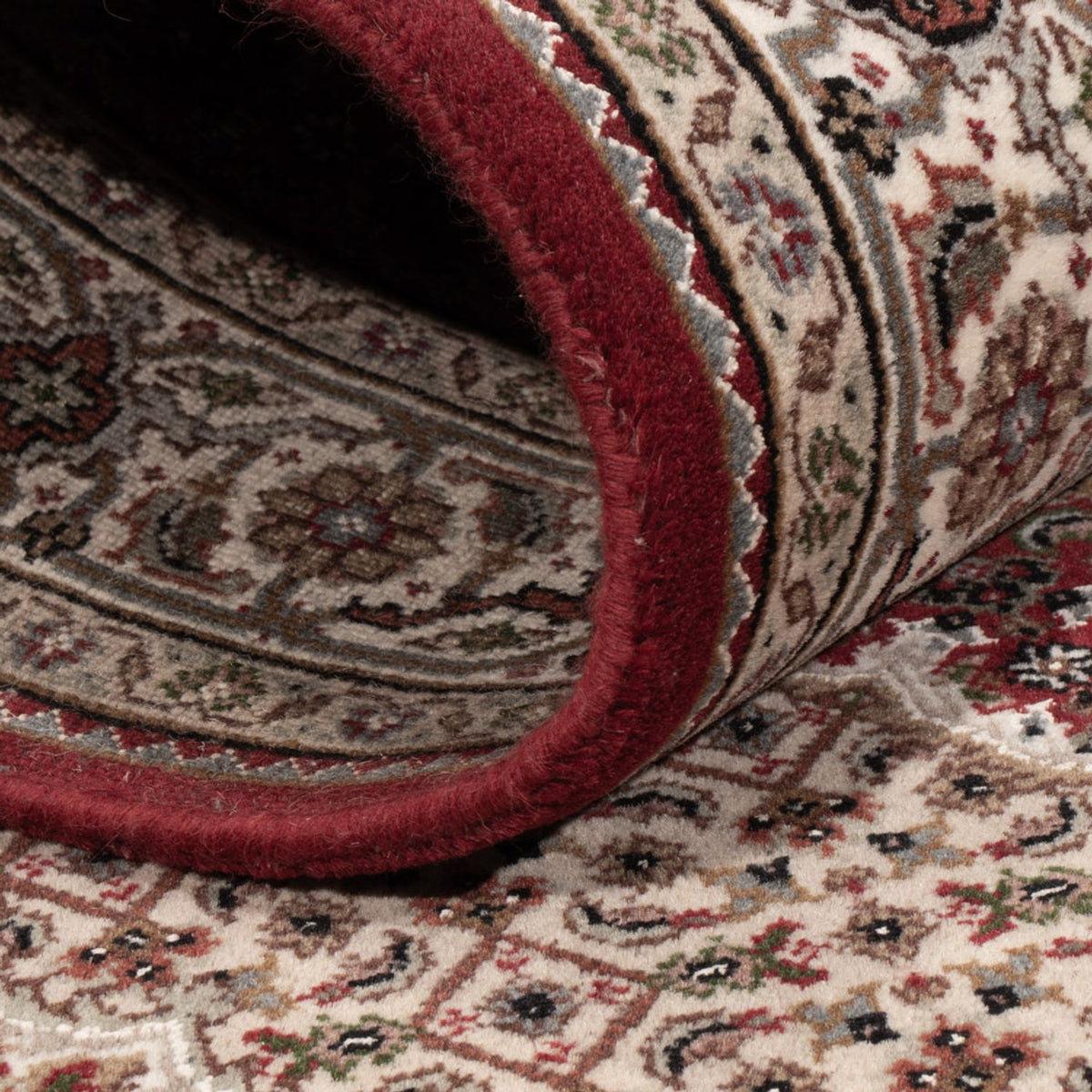 Orientalsk tæppe - Tabriz - 187 x 123 cm - mørk beige