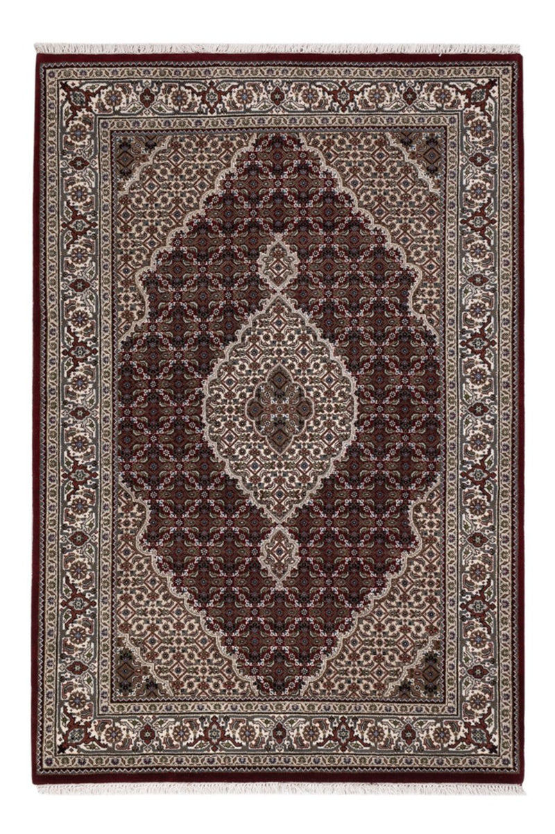Orientalsk tæppe - Tabriz - 186 x 124 cm - mørk beige
