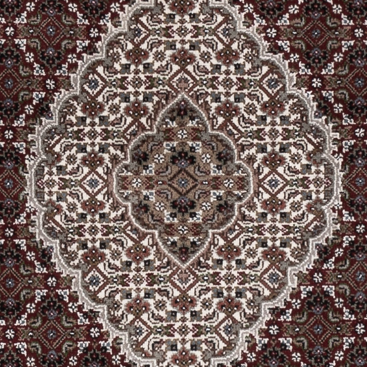 Orientalsk tæppe - Tabriz - 183 x 119 cm - mørk beige