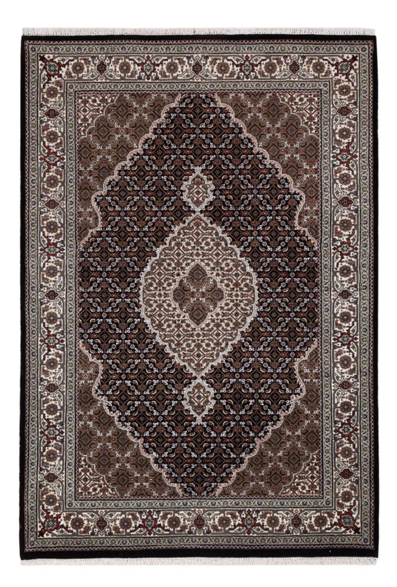 Orientalsk tæppe - Tabriz - 185 x 125 cm - mørk beige