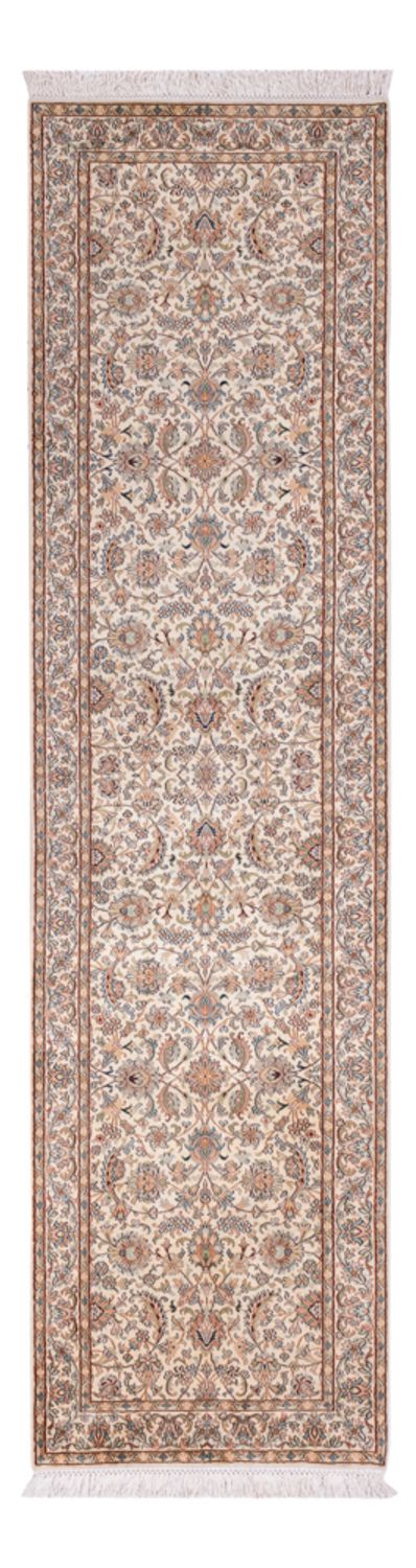 Løber Silketæppe - Kashmir Silk - 307 x 77 cm - beige