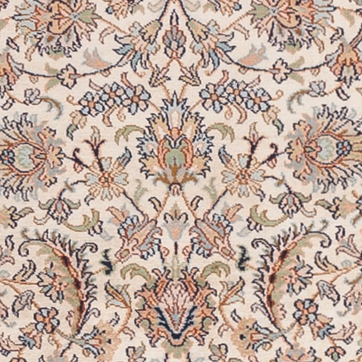 Løber Silketæppe - Kashmir Silk - 307 x 77 cm - beige