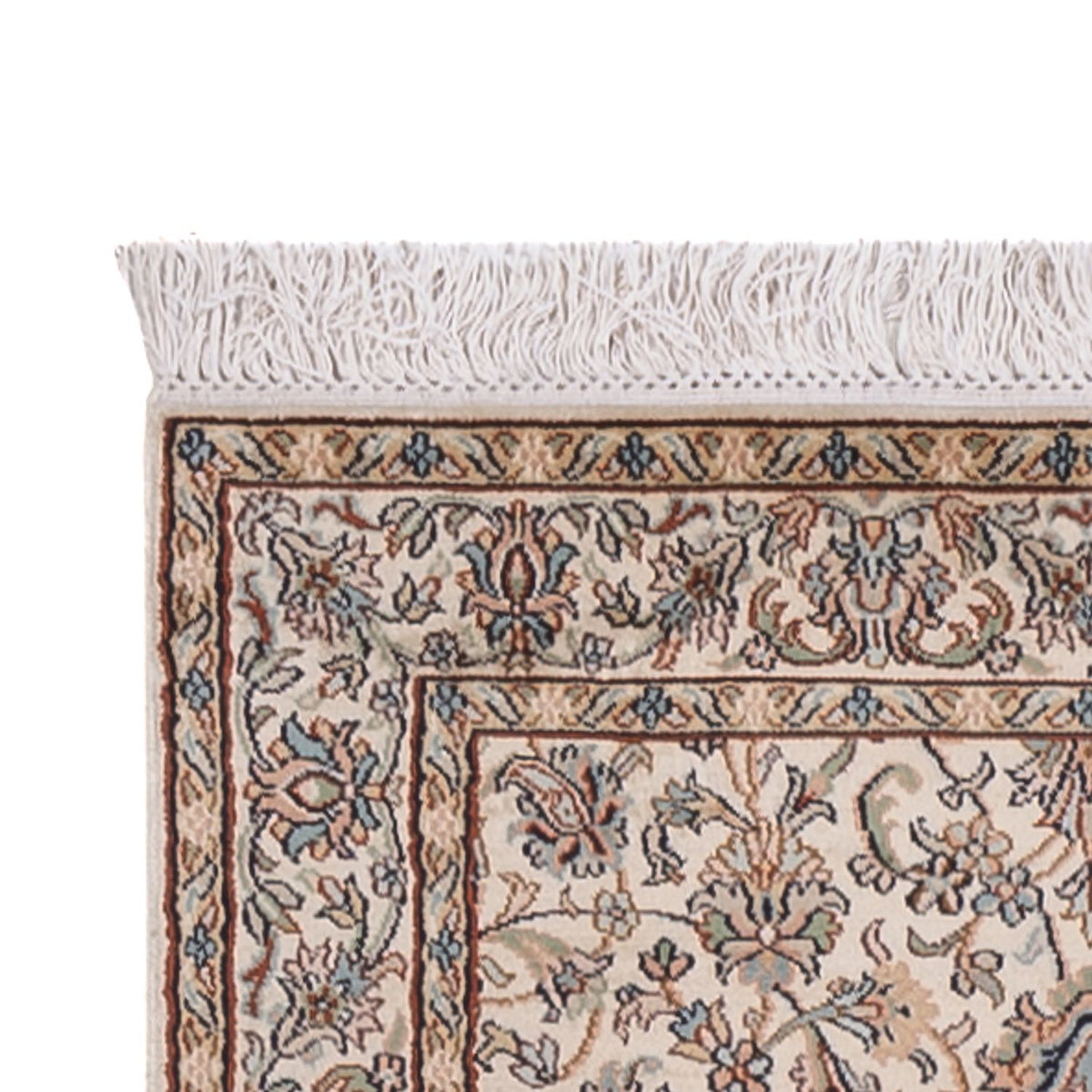 Løber Silketæppe - Kashmir Silk - 307 x 77 cm - beige