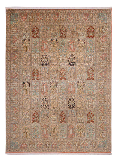 Kashmirsilke Tæppe 273x381cm - Orientalsk tæppe