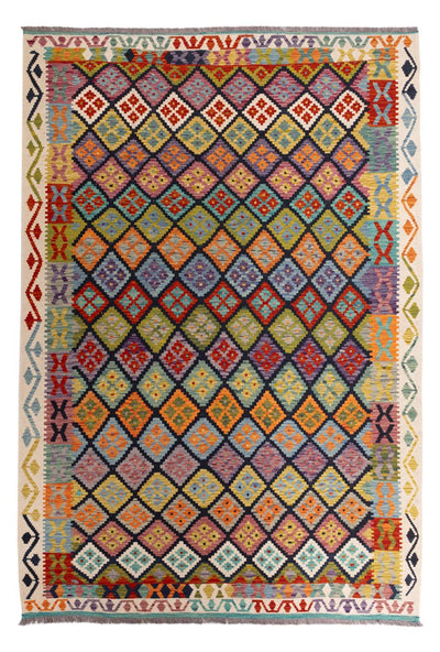 Kilim Maimana Tæppe 206x298cm - Uldtæppe