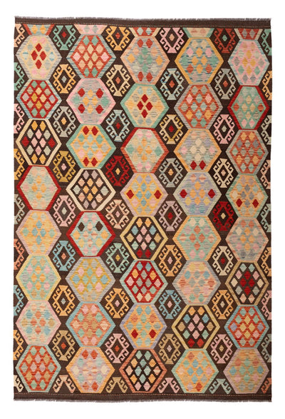 Kilim Maimana Tæppe 201x294cm - Uldtæppe