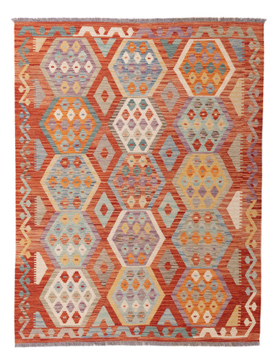 Kilim Maimana Tæppe 150x192cm - Uldtæppe