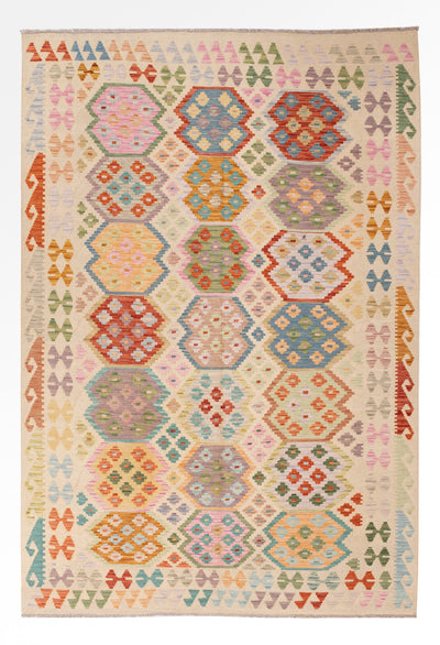 Kilim Maimana Tæppe 176x258cm - Uldtæppe