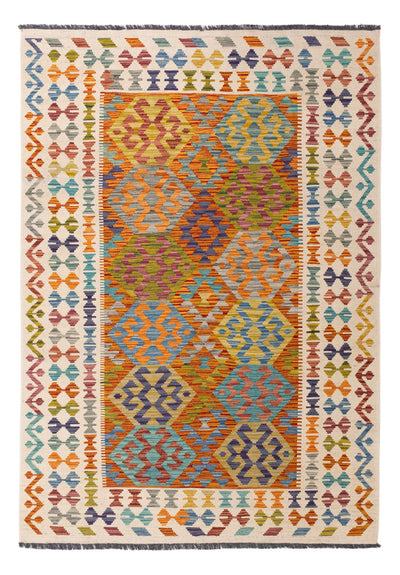 Kilim Maimana Tæppe 144x200cm - Uldtæppe