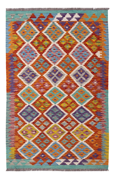 Kilim Maimana Tæppe 100x150cm - Uldtæppe