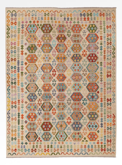 Kilim Maimana Tæppe 252x338cm - Uldtæppe