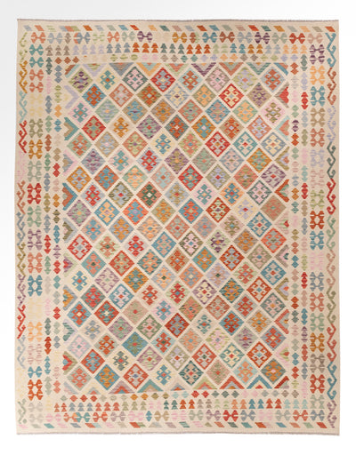 Kilim Maimana Tæppe 310x387cm - Uldtæppe