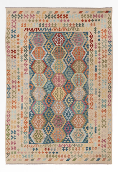 Kilim Maimana Tæppe 237x345cm - Uldtæppe