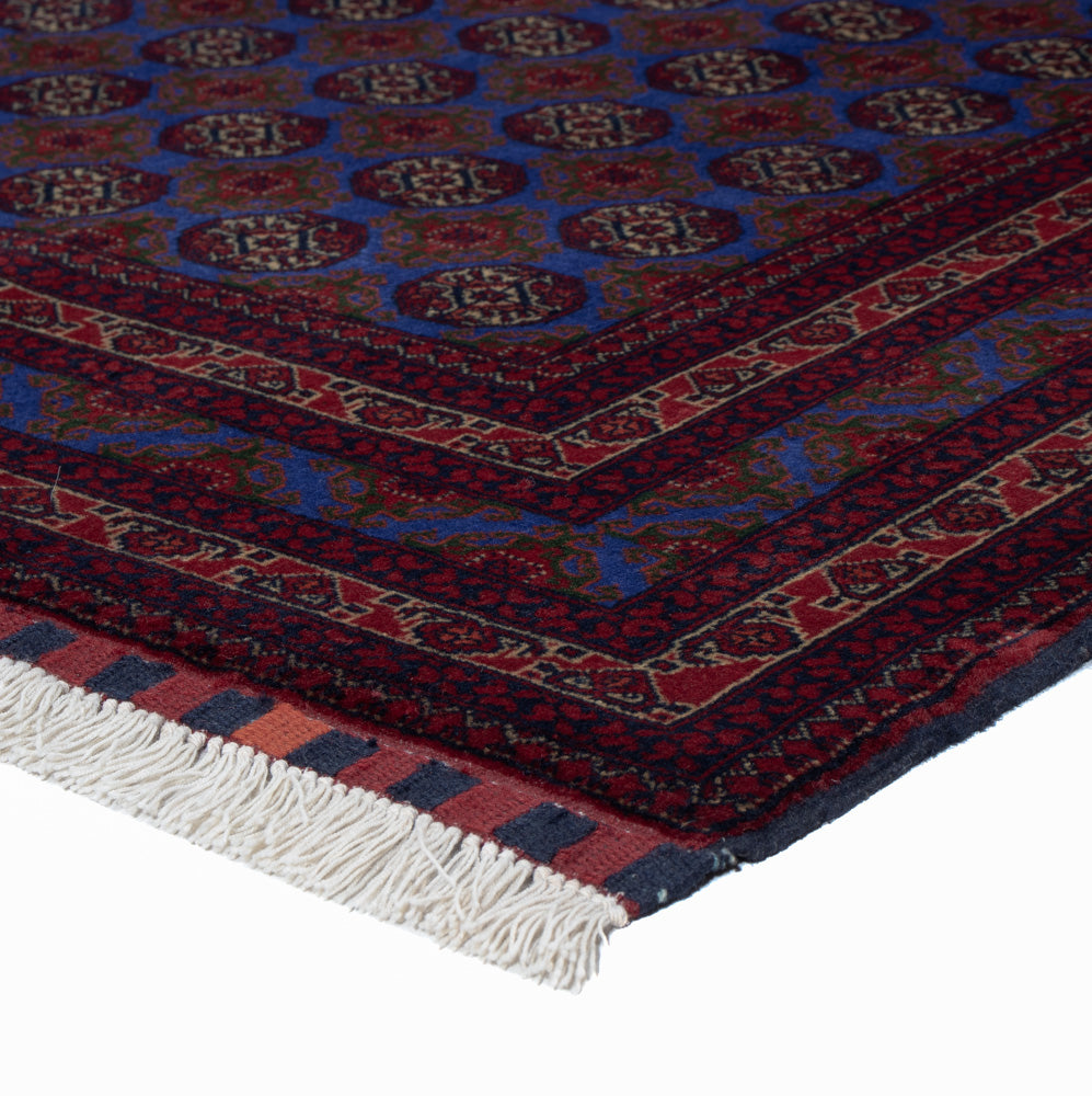 Afghan Teppich - Royal - 195 x 151 cm - blau
