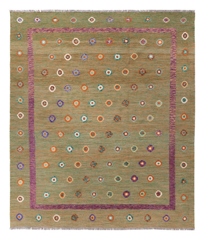 Kilim Maimana Tæppe 258x303cm - Uldtæppe